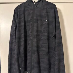 Men's Vuori Black Camouflage Jacket
